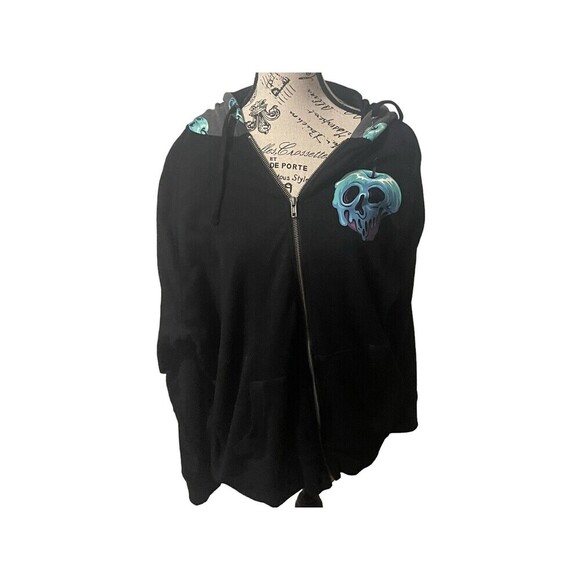 Torrid Disney Villains Poison Apple Super Soft Fleece Zip Hoodie Jacket Sz 3XL - Picture 1 of 16